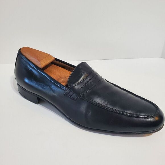 Salvatore Ferragamo Black Leather Loafers - Picture 2 of 11